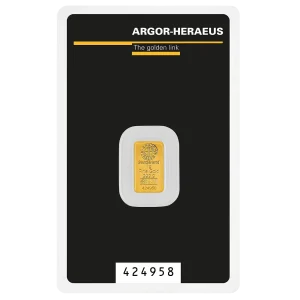 Argor-Heraeus 1 грама златно кюлче – цена