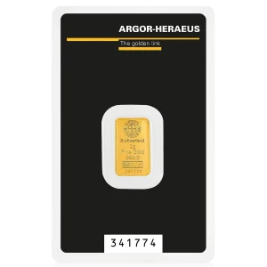 Argor-Heraeus 2 грама златно кюлче – цена