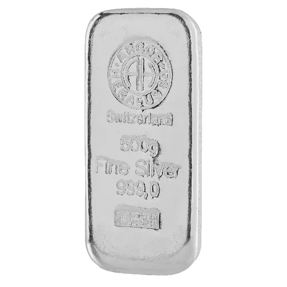 Argor-Heraeus 500 грама сребърно кюлче