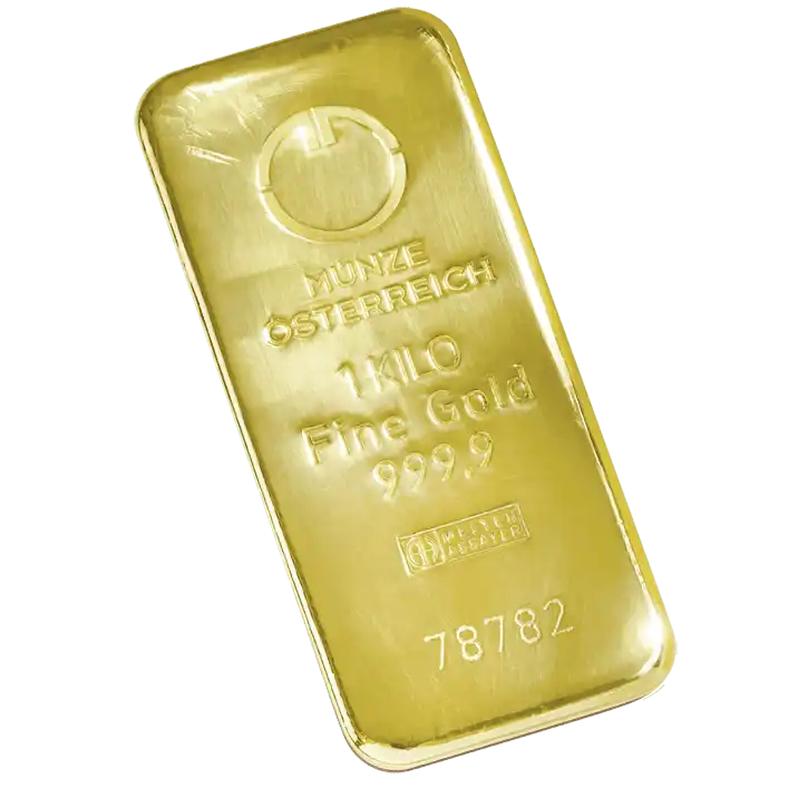 Austrian Mint 1 килограм златно кюлче