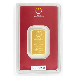 Austrian Mint 10 грама златно кюлче – цена