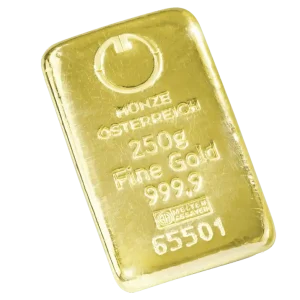Austrian Mint 250 грама златно кюлче – цена