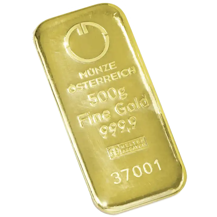 Austrian Mint 500 грама златно кюлче