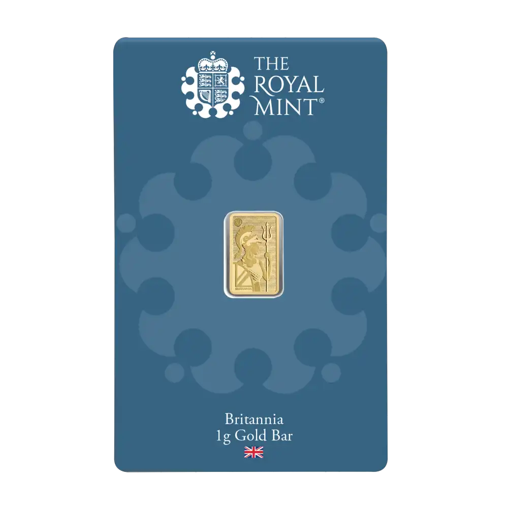 Britannia 1 грам Златно кюлче от The Royal Mint