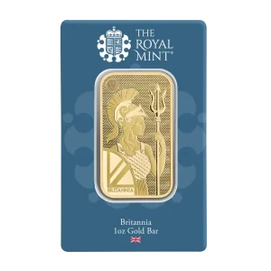 Britannia 1 унция златно кюлче от The Royal Mint – цена