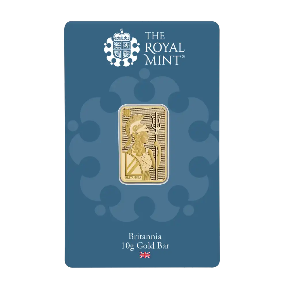 Britannia 10 грама златно кюлче от The Royal Mint