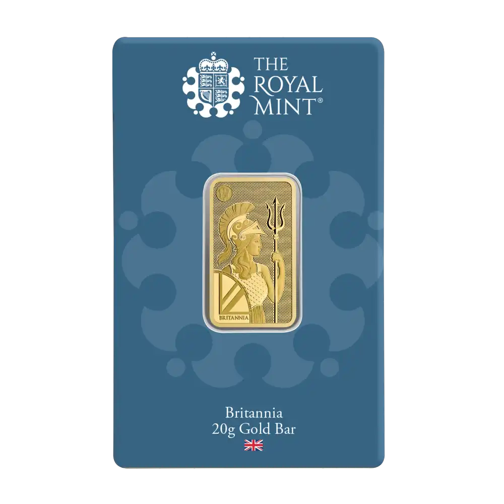 Britannia 20 грама златно кюлче от The Royal Mint