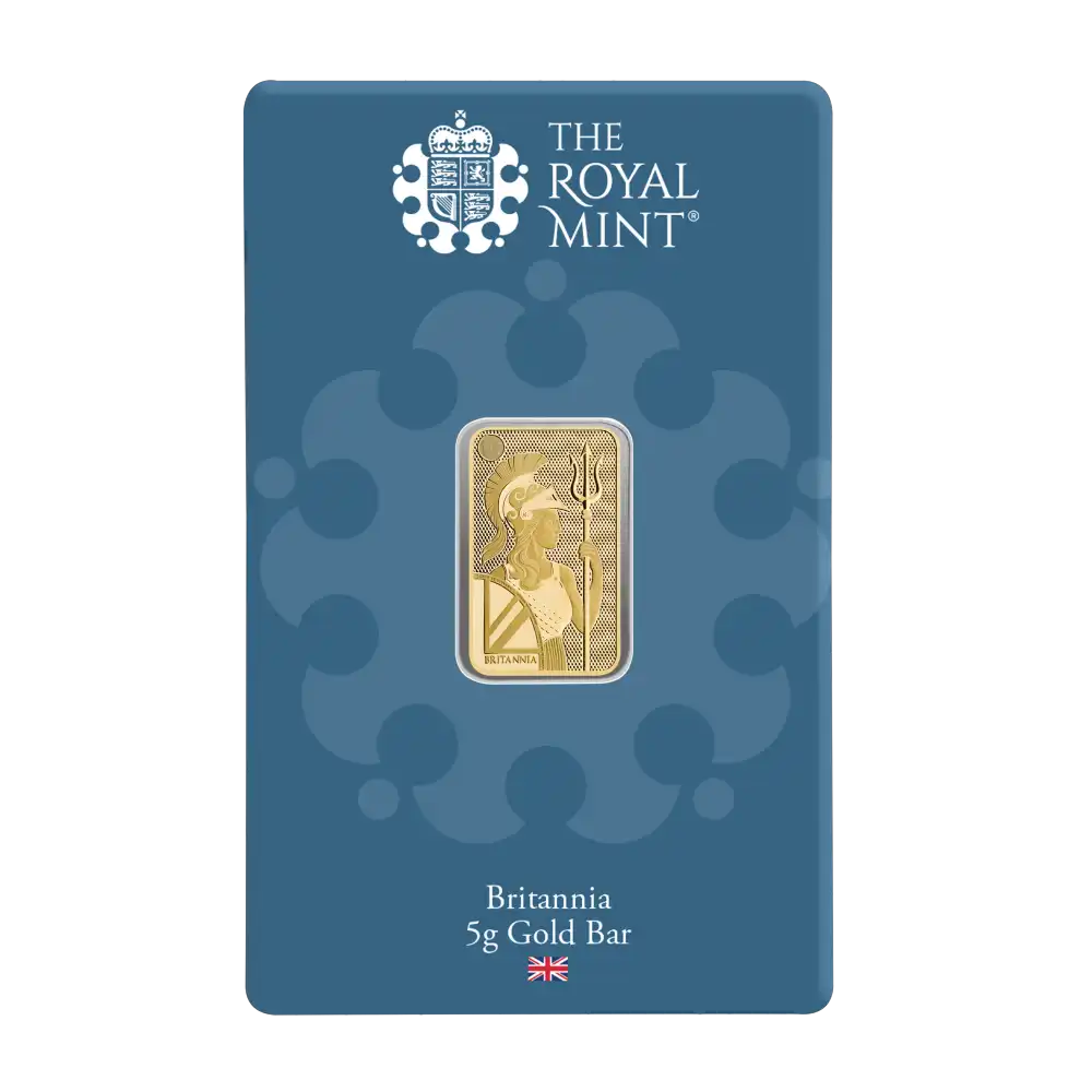 Britannia 5 грам Златно кюлче от The Royal Mint