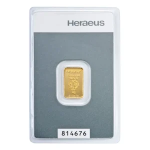 Heraeus 2 грама златно кюлче Kinebar – цена