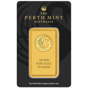 The Perth Mint 50 грама златно кюлче – цена