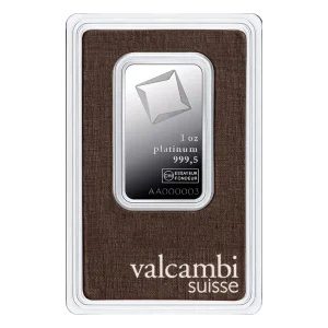 Valcambi 1 унция Платина кюлче – цена