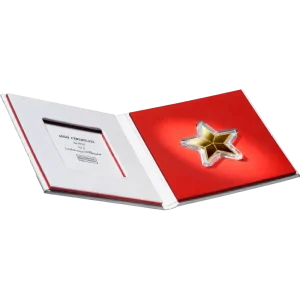 Valcambi Звезда 5 х 1 грама златно кюлче в подаръчна книжка – Combibar – цена