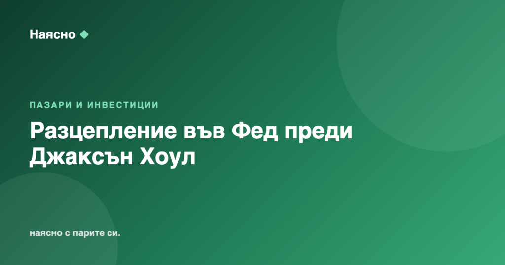 Разцепление във Фед: Хамак иска ръст, Шмид чака данни
